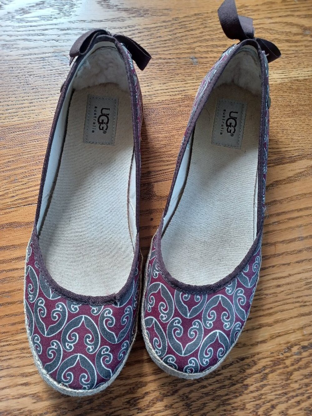 UGG Womens Shoes Flats Indah Marrakech Espadrilles Size 9 - Picture 5 of 13